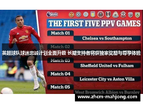 英超球队球迷忠诚计划全面升级 长期支持者将获独家奖励与尊享体验